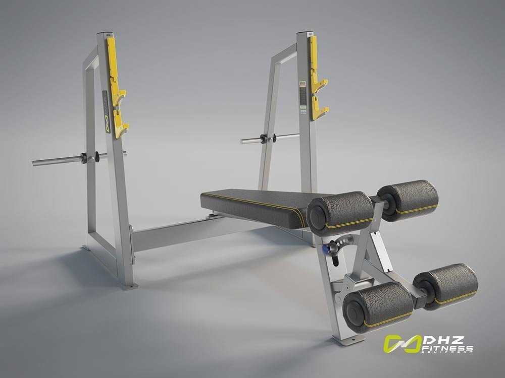 Скамья для жима под углом вниз DHZ Olympic Decline Bench